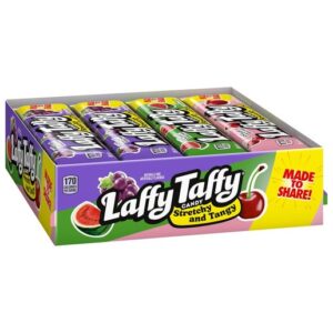 Laffy Taffy Cherry Watermelon Grape Variety 1.5oz Bar 24ct
